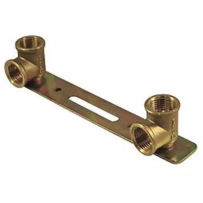 Пластина монтажная с двумя уголками 1/2"г*1/2"г Ватермак