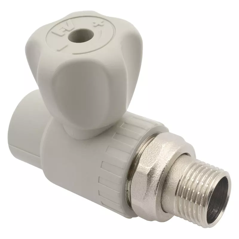 ПП Кран шаровый для радиатора d20*1/2" прямой Ватермарк