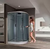 Душевая кабина асимметричная 120*85*215см F510L (низк. поддон)