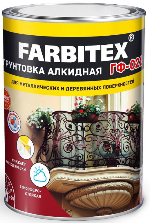 Грунтовка ГФ-021 Фарбитекс/Farbitex купить Коломна, цена, отзывы