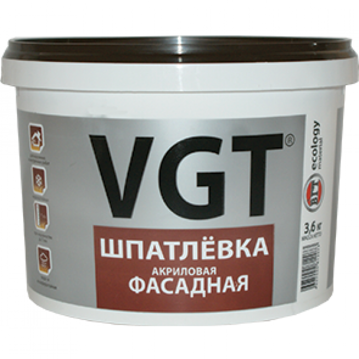 Шпатлевка акриловая фасадная ВГТ/VGT