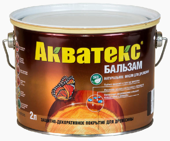 Акватекс Бальзам Натуральное масло для древесины ( 0,75л, Бесцветный)
