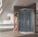 Душевая кабина асимметричная 120*85*215см F510R (низк. поддон)