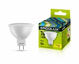 Лампа GU5,3 светодиодная 7,0Вт (60Вт) 460лм Ergolux/Эрголюкс теплый свет